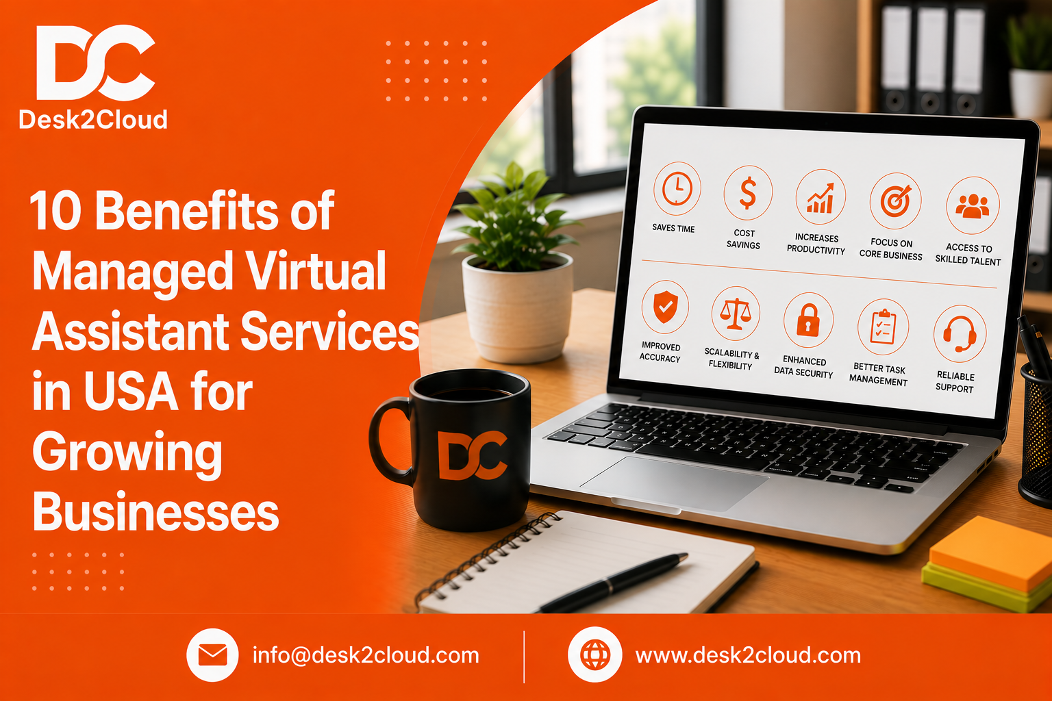 10 Benefits of Managed Virtual Assistant Services in USA for Growing Businesses 