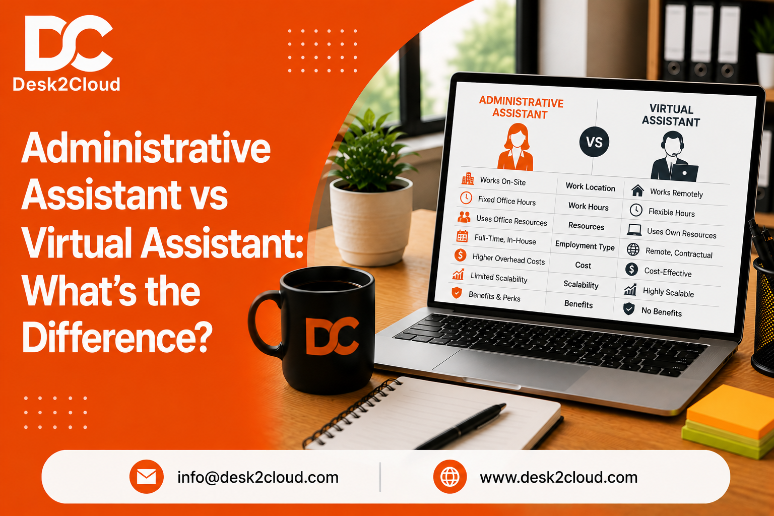 Administrative Assistant vs Virtual Assistant: Key Differences